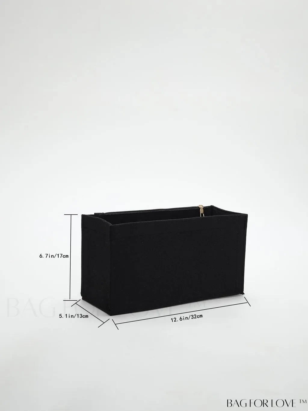 BagForLove - Felt Tote Bag: Multi-pocketed Design with Inner Compartment