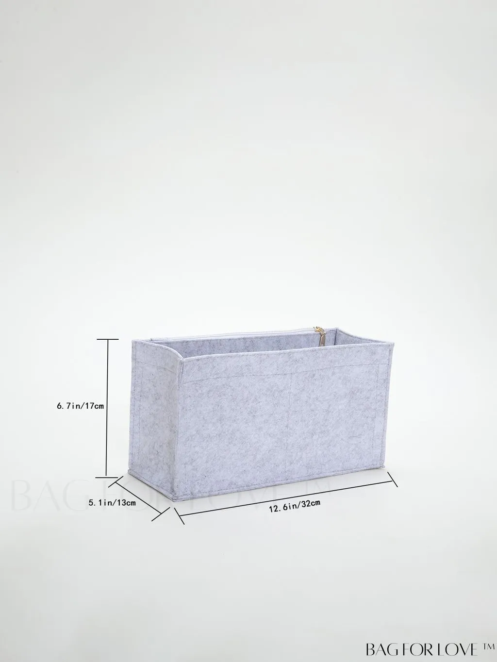 BagForLove - Felt Tote Bag: Multi-pocketed Design with Inner Compartment