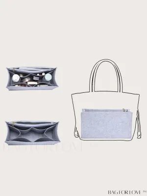 BagForLove - Felt Tote Bag: Multi-pocketed Design with Inner Compartment