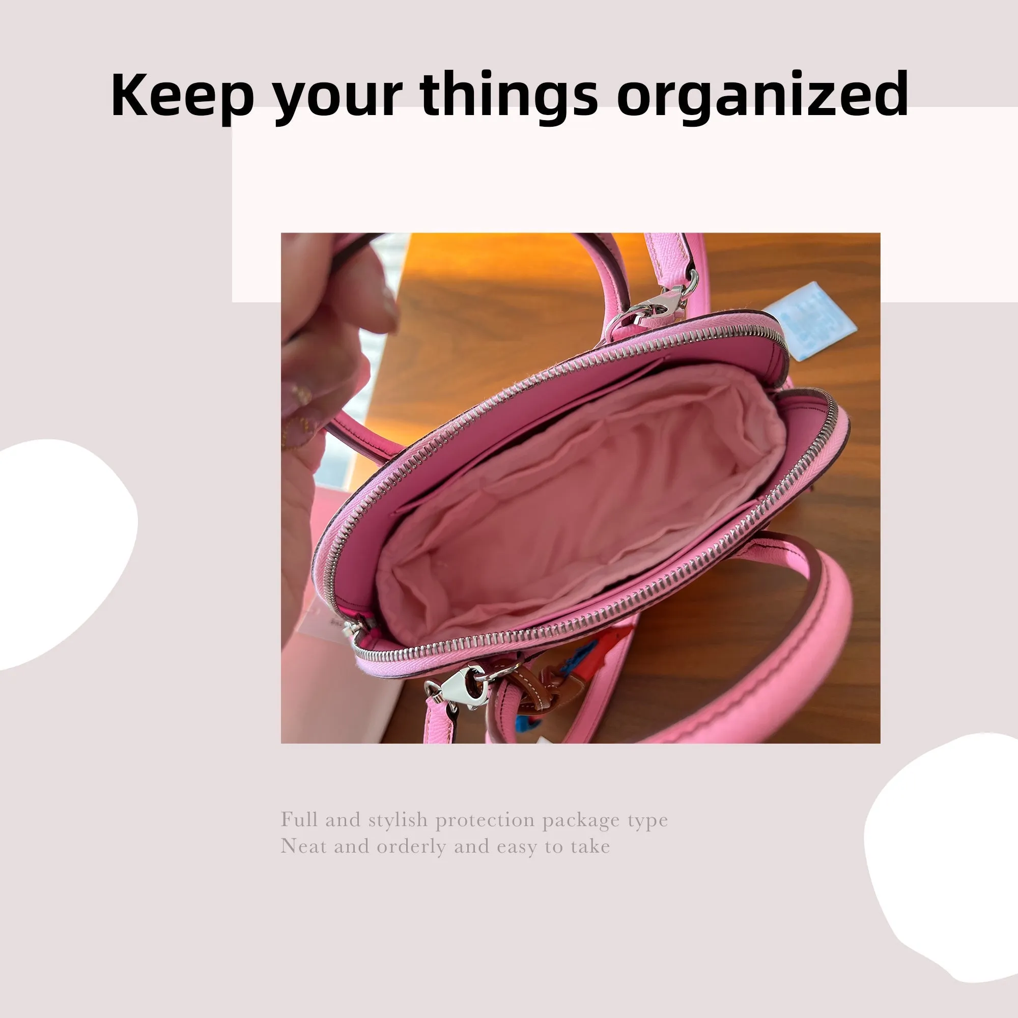 BaginBag® | Handbag Organizer For Hermes Bolide Bags | Hermes Purse Insert  | purse insert organizer |  Hermes Organizer Purse |  Hermes Tote Bag  Organizer | Bag Organizer | Tote Insert bag |  travel bag organizer | Hermes Purse Organization