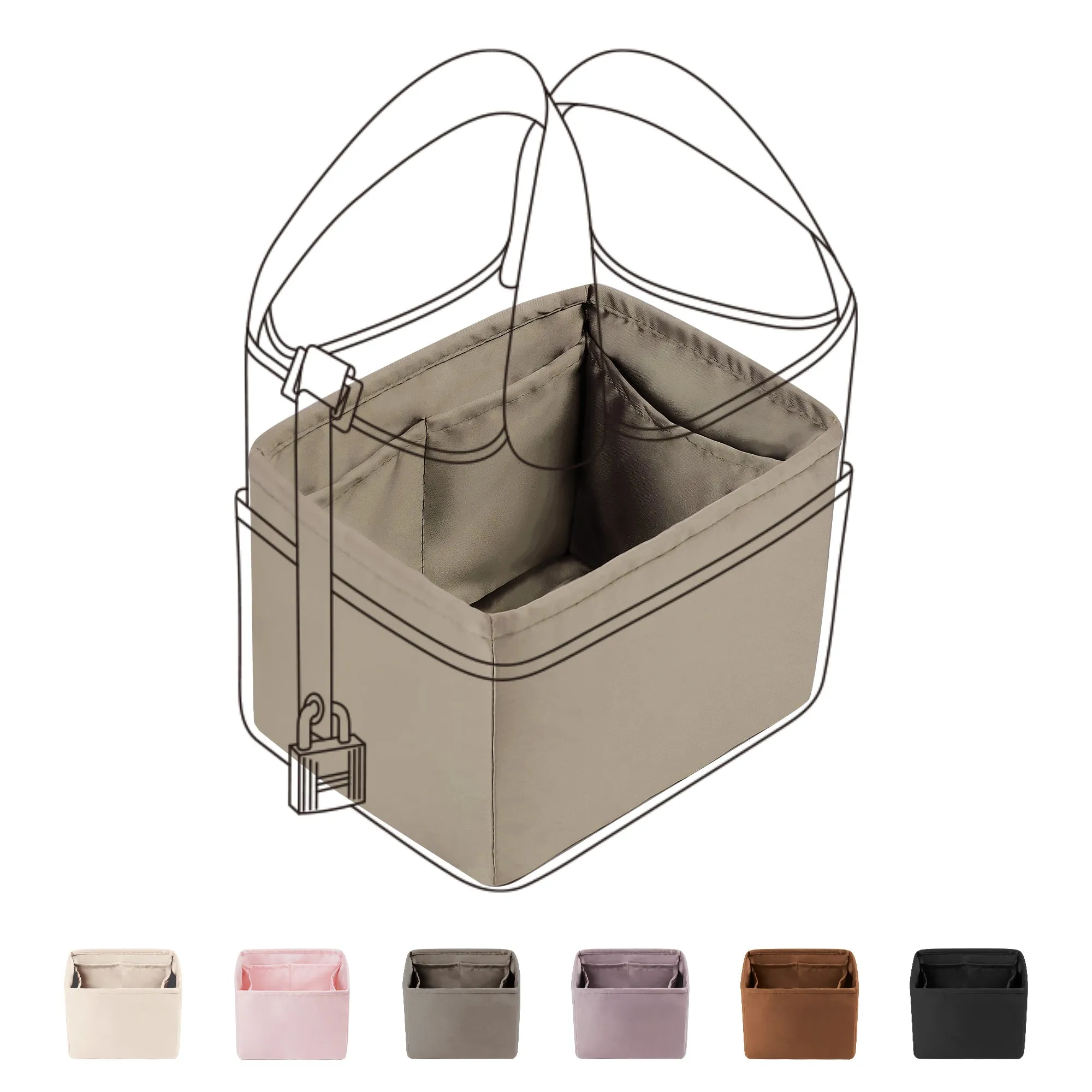 BaginBag® | Handbag Organizer For Hermes Cargo Picotin Bags | Purse Insert  | purse insert organizer |  Hermes Organizer Purse | Tote Bag  Organizer | Bag Organizer | Tote Insert bag |  travel bag organizer | Purse Organization