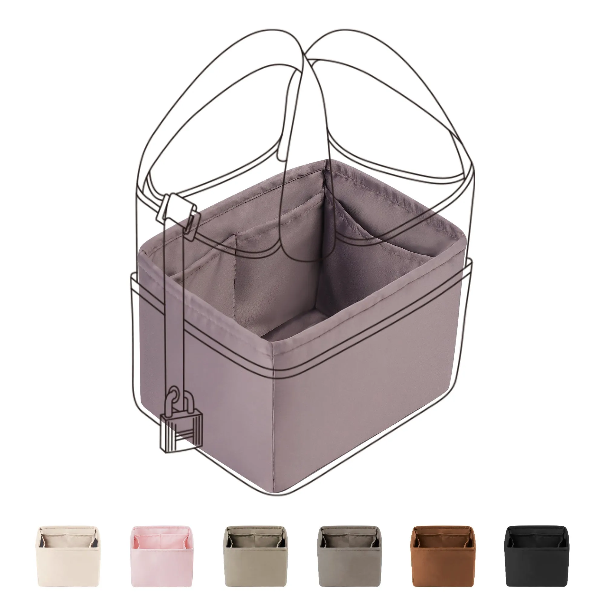 BaginBag® | Handbag Organizer For Hermes Cargo Picotin Bags | Purse Insert  | purse insert organizer |  Hermes Organizer Purse | Tote Bag  Organizer | Bag Organizer | Tote Insert bag |  travel bag organizer | Purse Organization