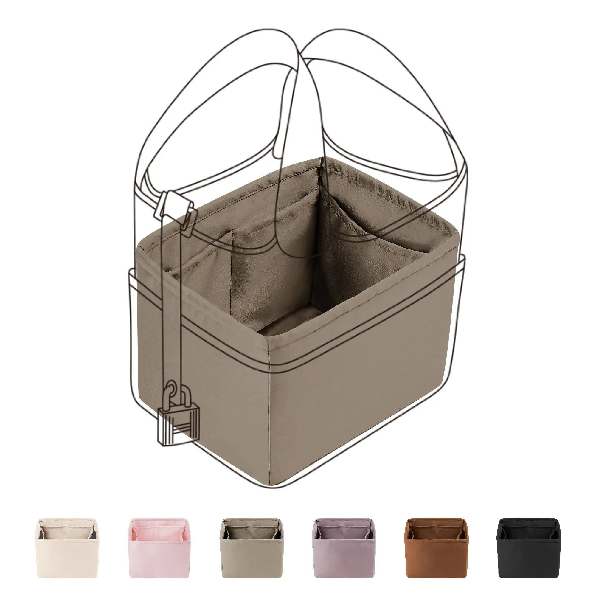 BaginBag® | Handbag Organizer For Hermes Cargo Picotin Bags | Purse Insert  | purse insert organizer |  Hermes Organizer Purse | Tote Bag  Organizer | Bag Organizer | Tote Insert bag |  travel bag organizer | Purse Organization