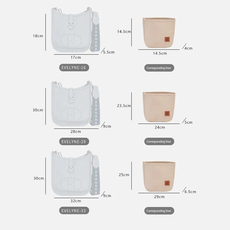 BaginBag® | Handbag Organizer For Hermes Evenlyne 16 29 33 bag | Purse Insert  | purse insert organizer |  Hermes Organizer Purse | Tote Bag  Organizer | Bag Organizer | Tote Insert bag |  travel bag organizer | Purse Organization