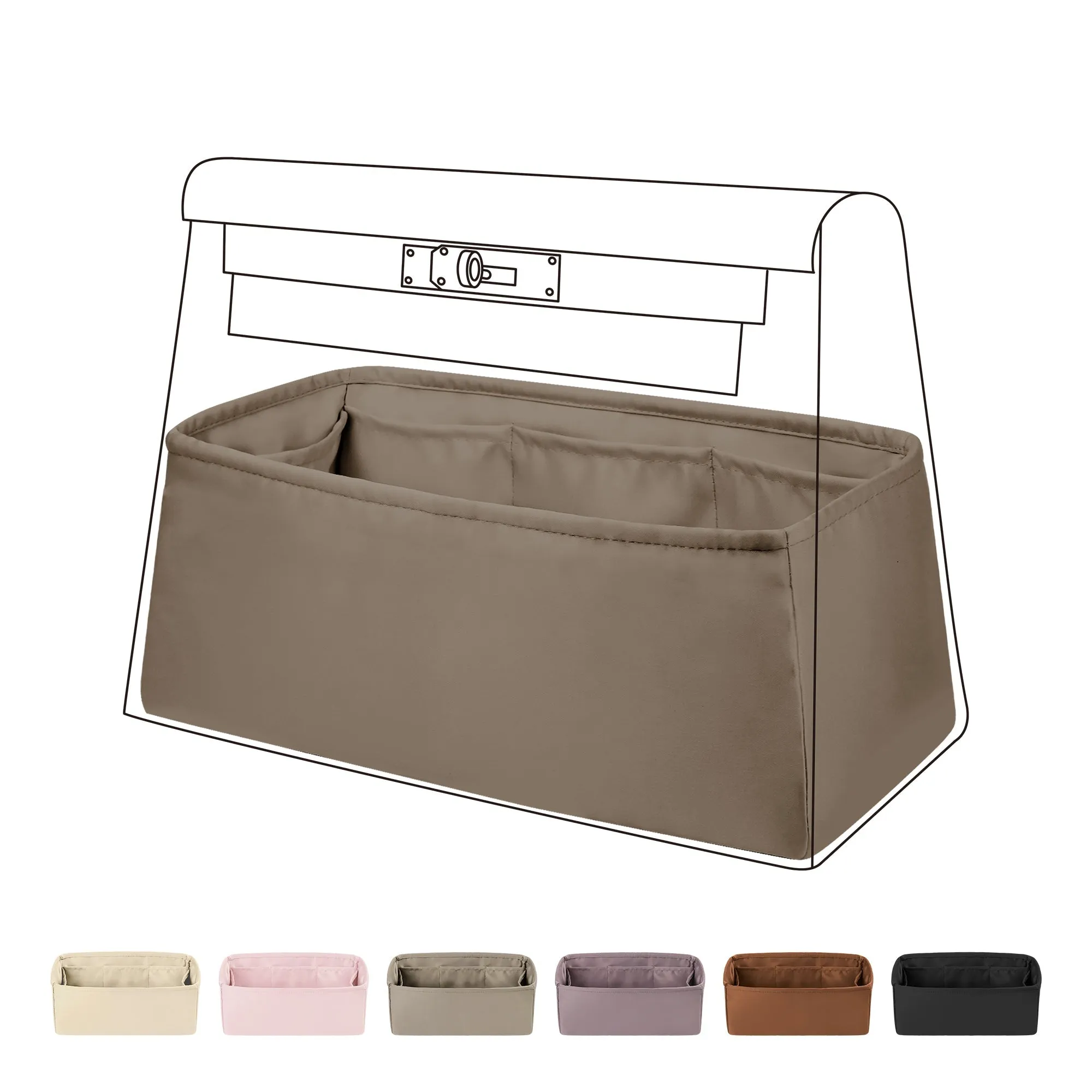 BaginBag® | Handbag Organizer For Hermes Kelly Danse Bags | Hermes Purse Insert  | purse insert organizer |  Hermes Organizer Purse |  Hermes Tote Bag  Organizer | Bag Organizer | Tote Insert bag |  travel bag organizer | Hermes Purse Organization