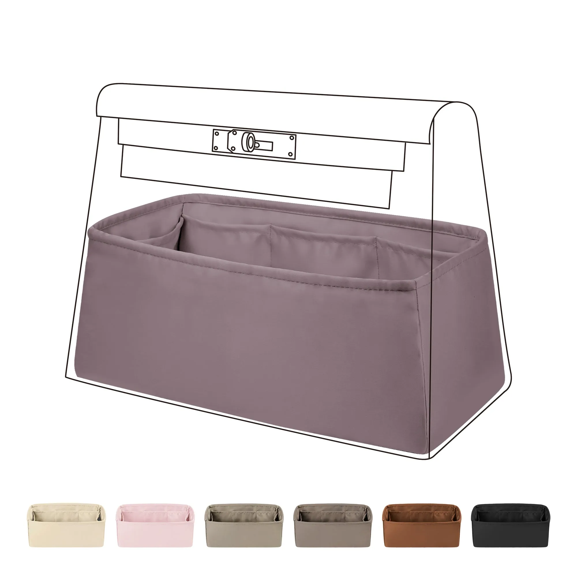 BaginBag® | Handbag Organizer For Hermes Kelly Danse Bags | Hermes Purse Insert  | purse insert organizer |  Hermes Organizer Purse |  Hermes Tote Bag  Organizer | Bag Organizer | Tote Insert bag |  travel bag organizer | Hermes Purse Organization
