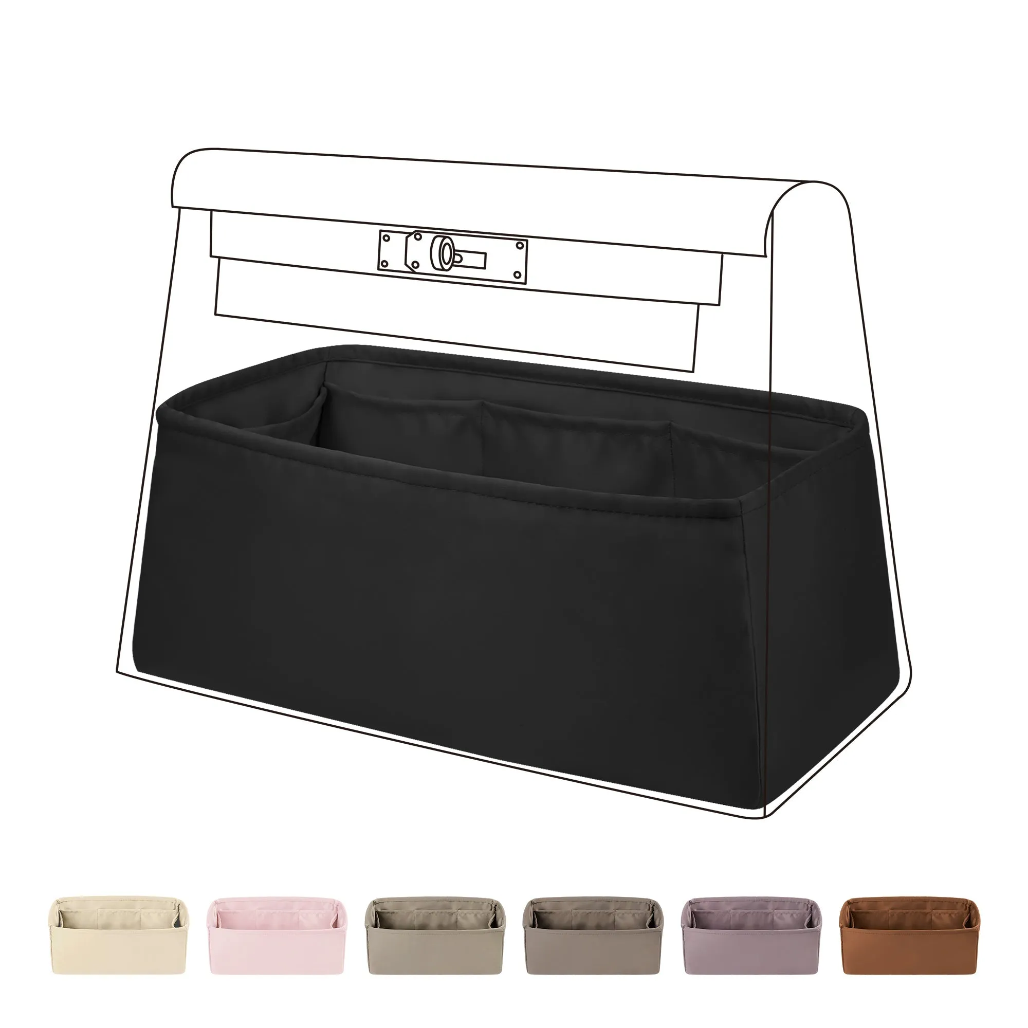 BaginBag® | Handbag Organizer For Hermes Kelly Danse Bags | Hermes Purse Insert  | purse insert organizer |  Hermes Organizer Purse |  Hermes Tote Bag  Organizer | Bag Organizer | Tote Insert bag |  travel bag organizer | Hermes Purse Organization