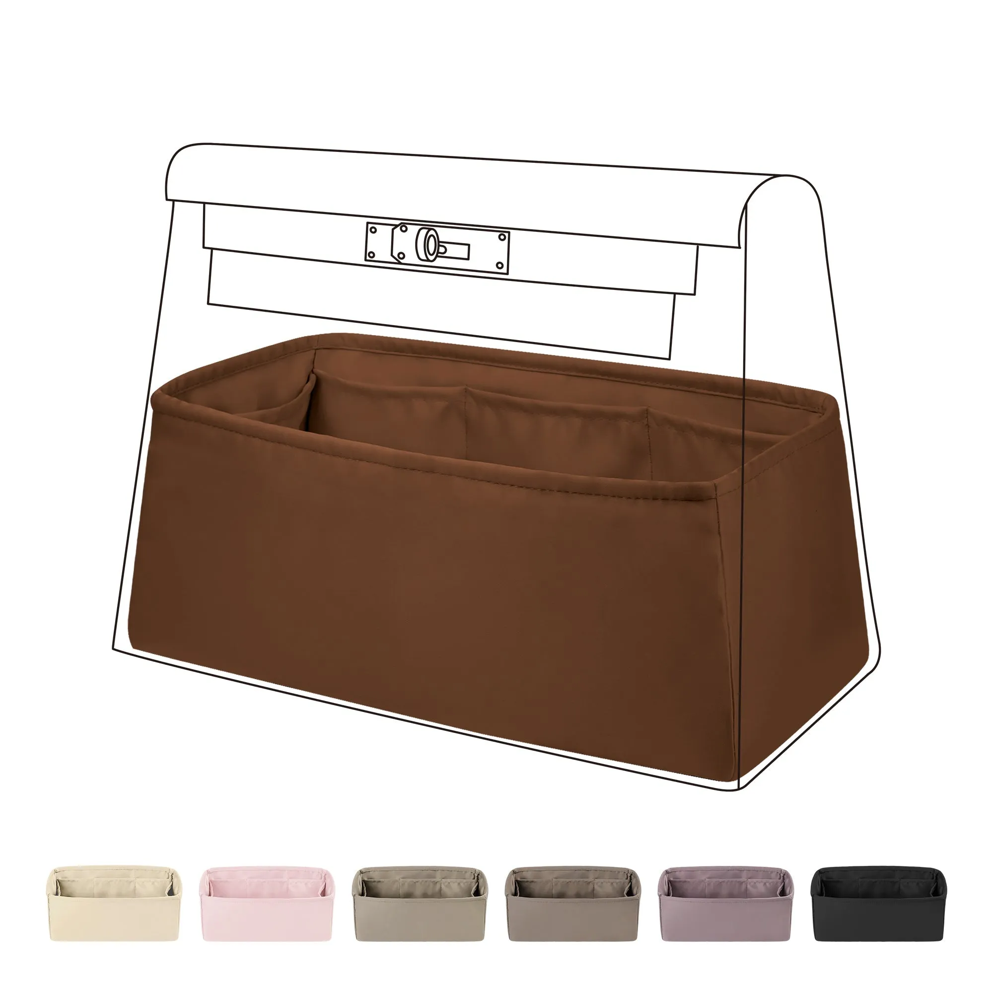 BaginBag® | Handbag Organizer For Hermes Kelly Danse Bags | Hermes Purse Insert  | purse insert organizer |  Hermes Organizer Purse |  Hermes Tote Bag  Organizer | Bag Organizer | Tote Insert bag |  travel bag organizer | Hermes Purse Organization