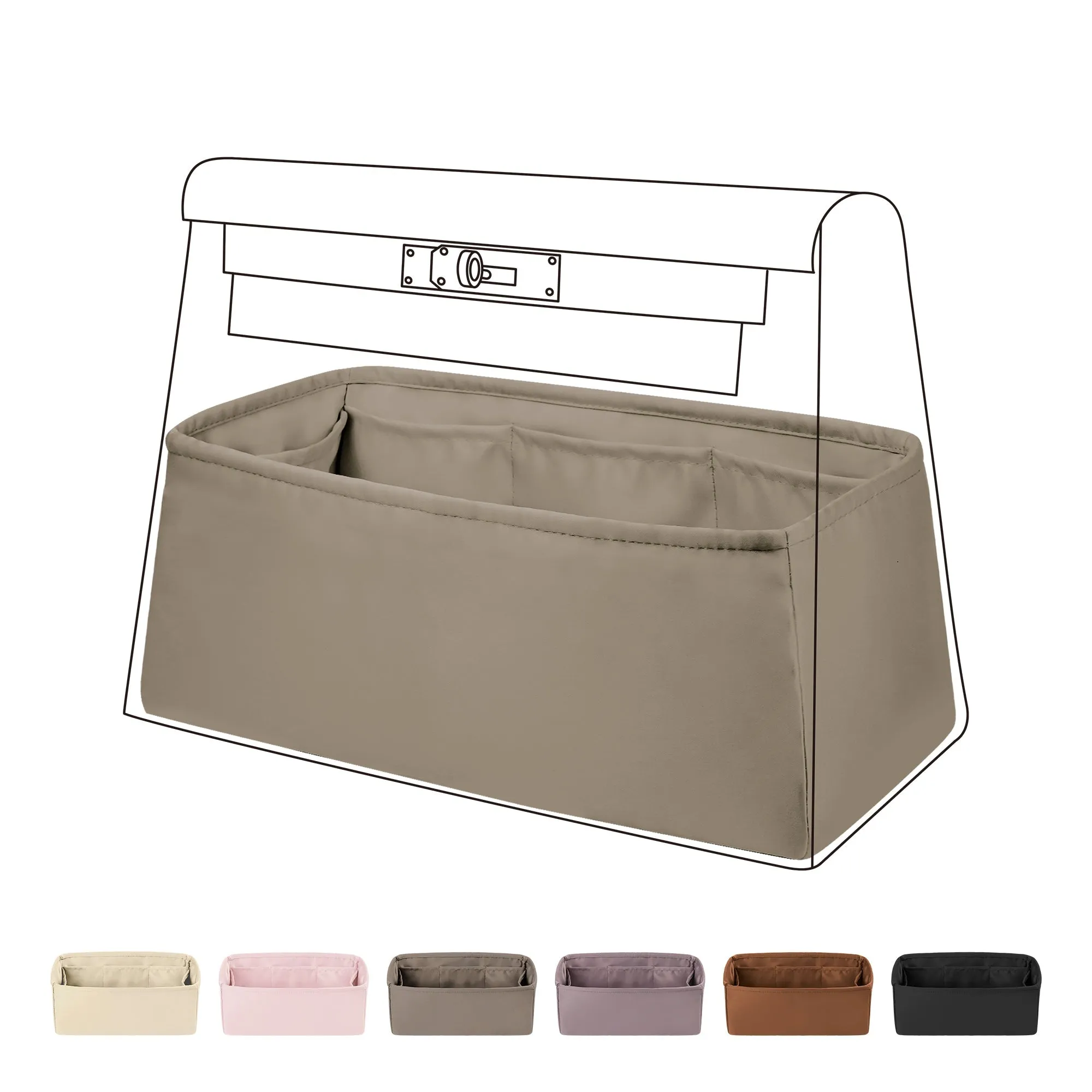 BaginBag® | Handbag Organizer For Hermes Kelly Danse Bags | Hermes Purse Insert  | purse insert organizer |  Hermes Organizer Purse |  Hermes Tote Bag  Organizer | Bag Organizer | Tote Insert bag |  travel bag organizer | Hermes Purse Organization