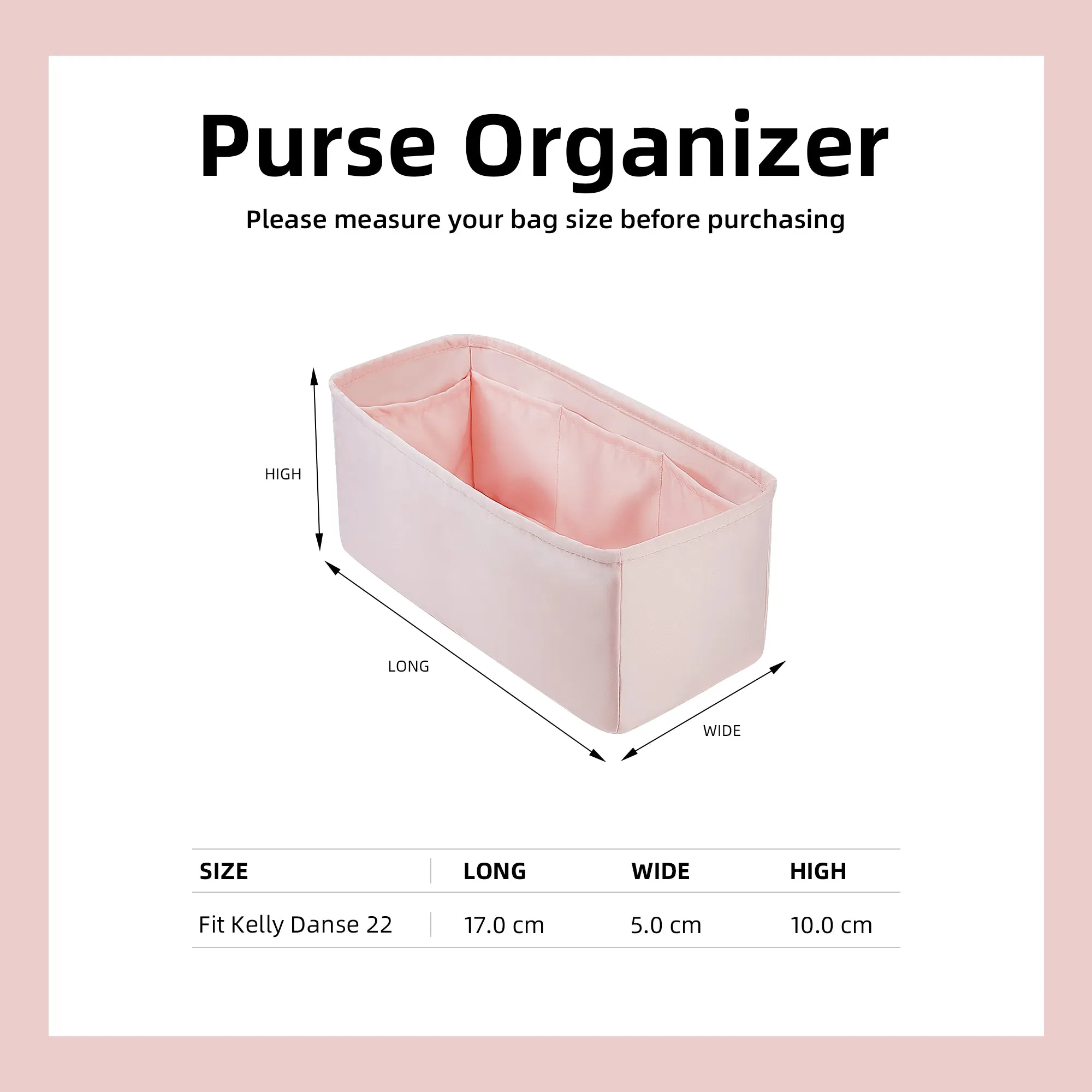 BaginBag® | Handbag Organizer For Hermes Kelly Danse Bags | Hermes Purse Insert  | purse insert organizer |  Hermes Organizer Purse |  Hermes Tote Bag  Organizer | Bag Organizer | Tote Insert bag |  travel bag organizer | Hermes Purse Organization