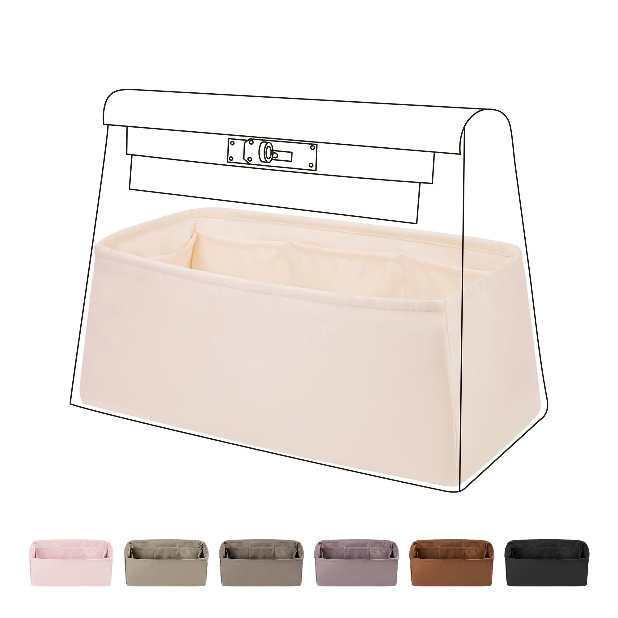 BaginBag® | Handbag Organizer For Hermes Kelly Danse Bags | Hermes Purse Insert  | purse insert organizer |  Hermes Organizer Purse |  Hermes Tote Bag  Organizer | Bag Organizer | Tote Insert bag |  travel bag organizer | Hermes Purse Organization