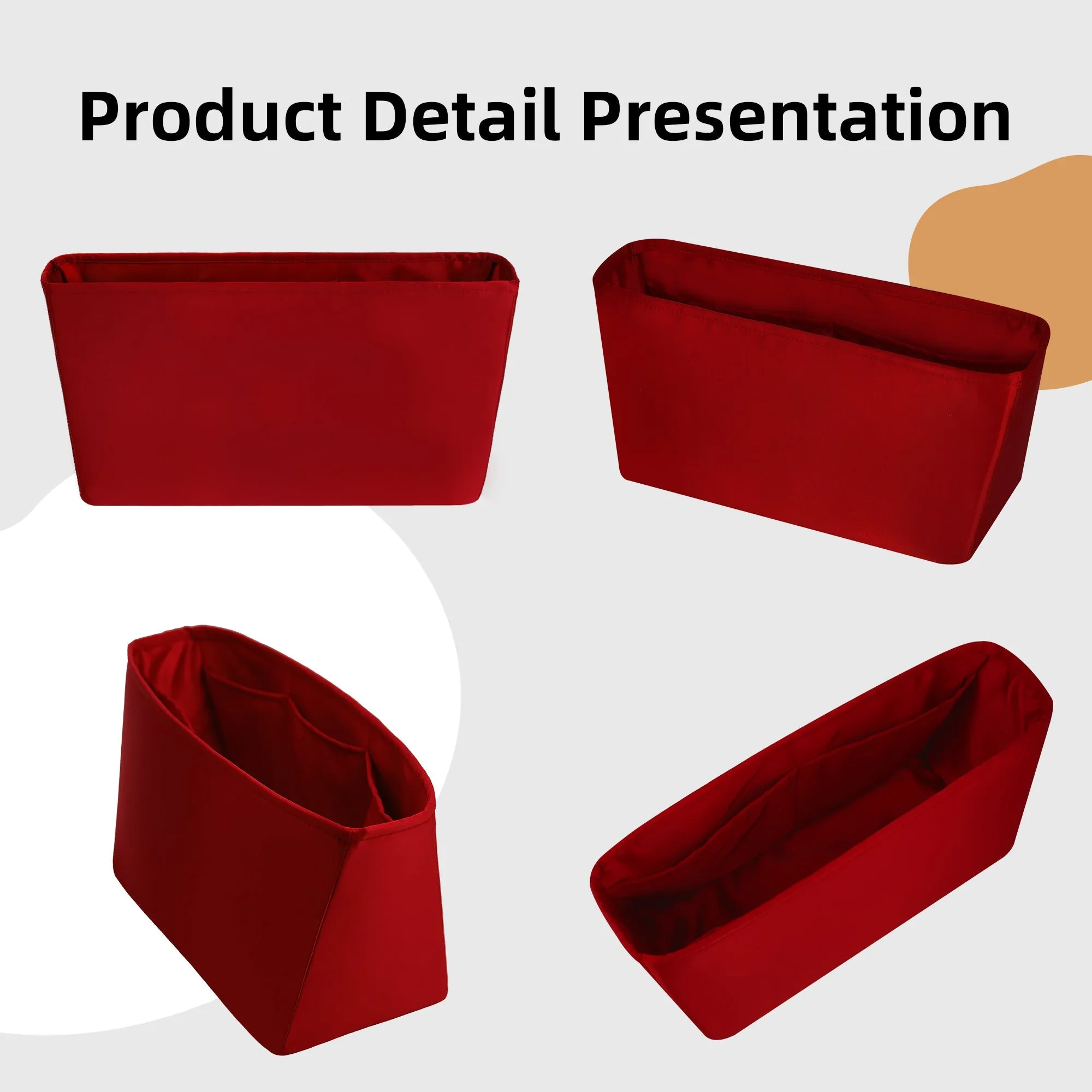 Baginbag | Purse Organizer Insert | Fits LV Neverfull Mini/PM/MM/GM Bags | Silk Bag Organizer | Luxury Handbag & Tote Shaper | handbag organizer