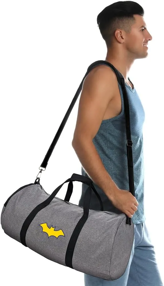 Batman Batgirl Logo Lightweight Duffel Bag for Sports and Gym Packable for Travel
