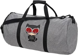 Batman Catwoman Cute Chibi Character Lightweight Duffel Bag for Sports and Gym Packable for Travel