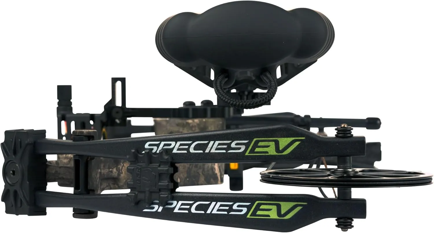 Bear Archery Species EV Ready to Hunt Extra Adult Compound Bow Package, 23.5”- 30.5” Draw Length, 55-70 and 45-60 Lbs Draw Weight, Up to 320 FPS, Made in USA, Limited Life-Time Warranty