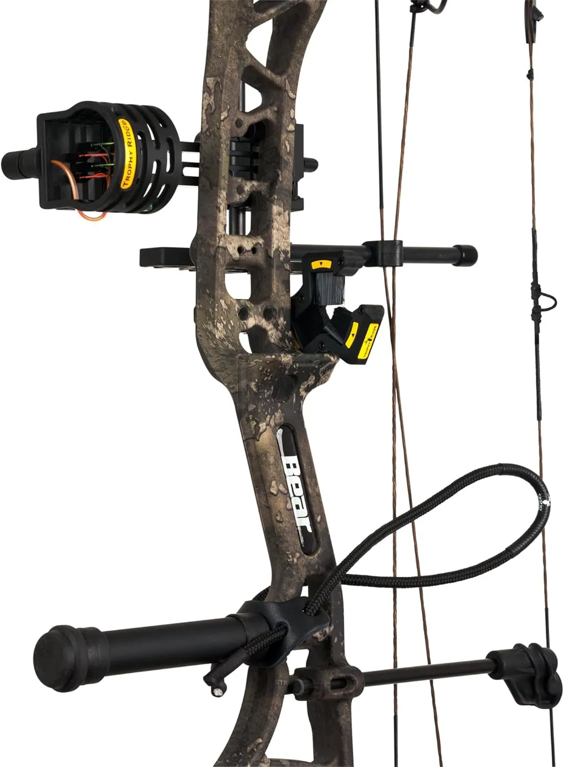 Bear Archery Species EV Ready to Hunt Extra Adult Compound Bow Package, 23.5”- 30.5” Draw Length, 55-70 and 45-60 Lbs Draw Weight, Up to 320 FPS, Made in USA, Limited Life-Time Warranty