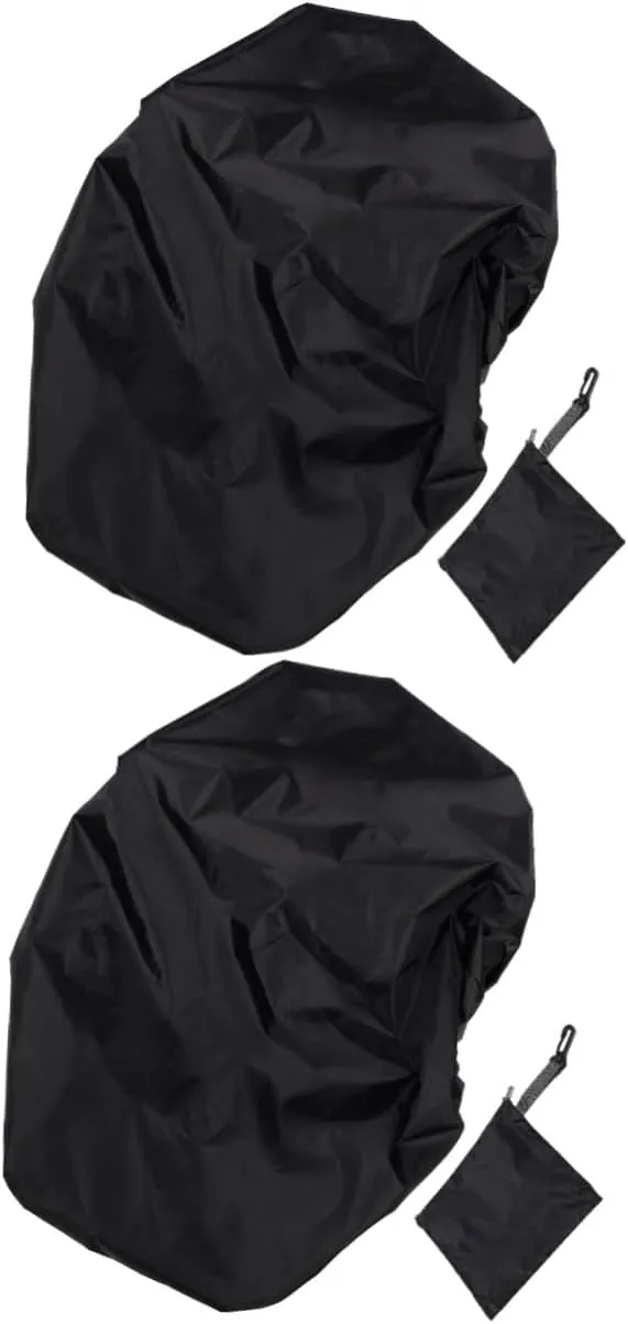 BESPORTBLE 2sets Backpack Rain Cover Lightweight Rainproof for Hiking Camping Biking Includes Capacity Cover Storage Bag Compact Portable Design