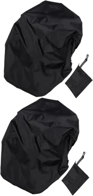 BESPORTBLE 2sets Backpack Rain Cover Lightweight Rainproof for Hiking Camping Biking Includes Capacity Cover Storage Bag Compact Portable Design