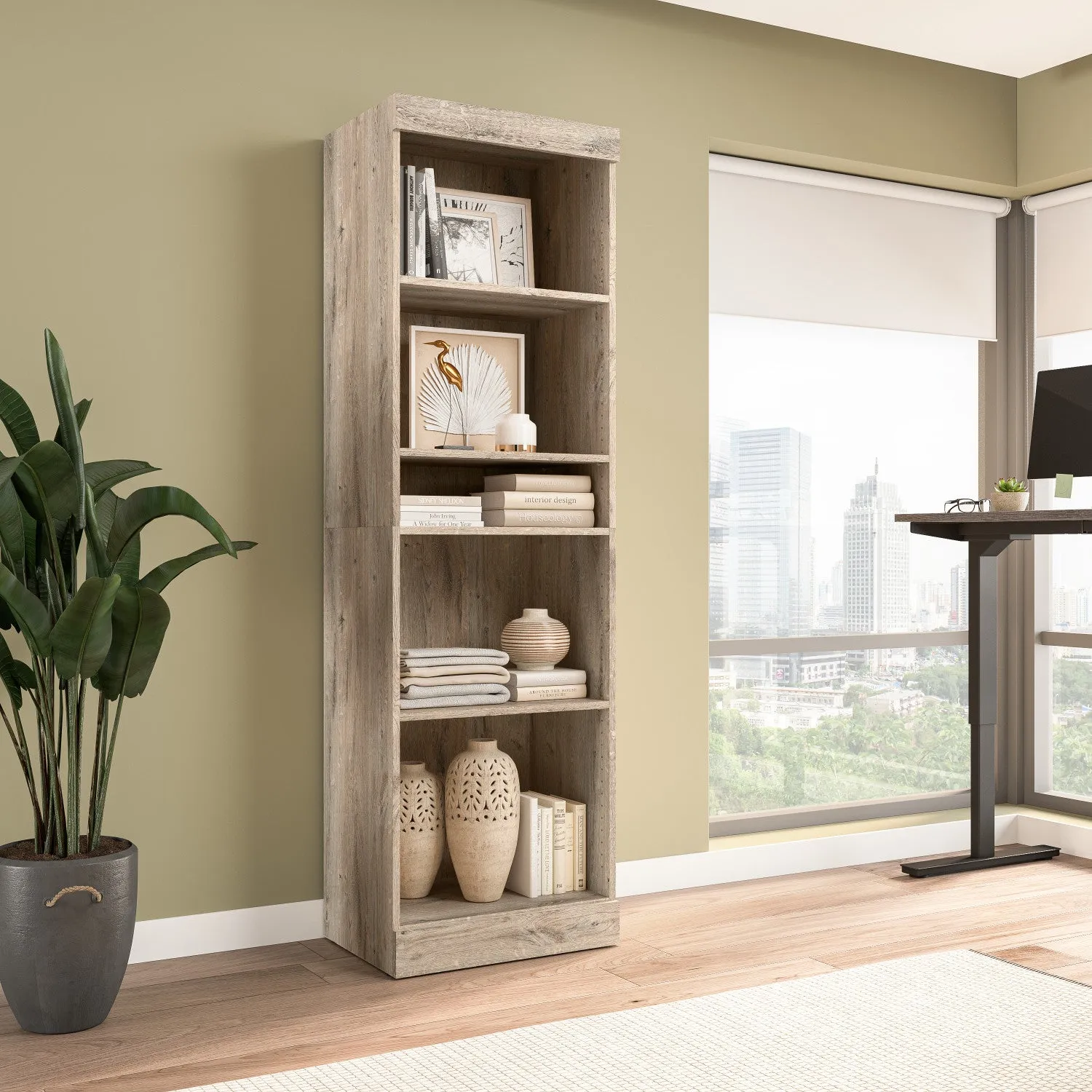 Bestar Pur 25 W Closet Organizer - Rustic Brown|Organisateur de garde-robe Pur de Bestar de 25 po (L) - brun rustique