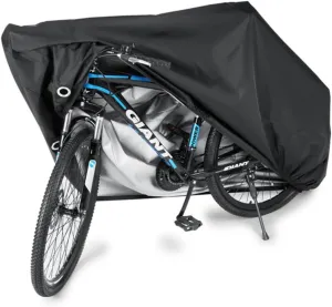 Bike Accessory 190t Scooter Cover Waterproof Uv Protected Black Stabilizing Buckle Elastic Bottom