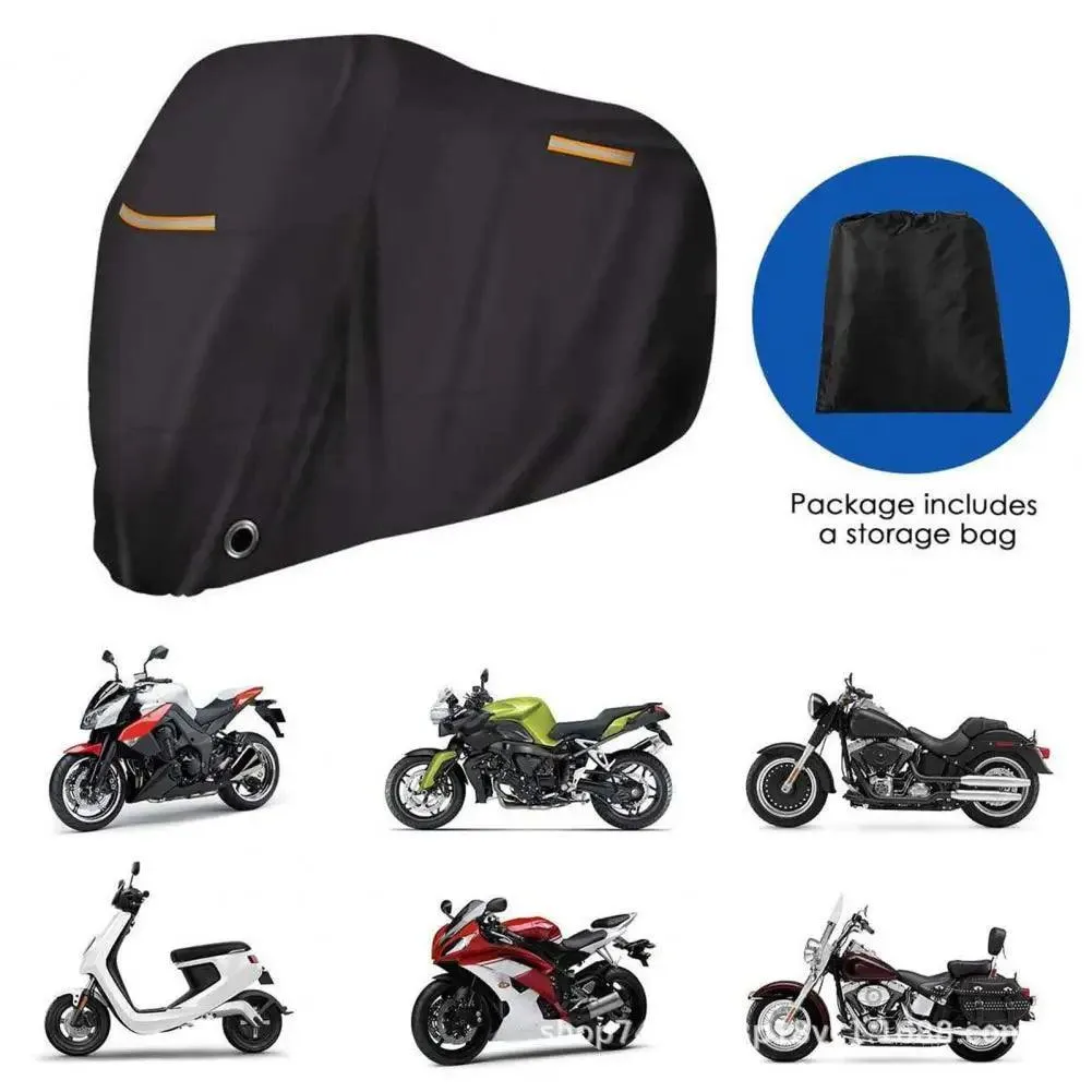 Bike Dust Cover Reflective Strips Bicycle Cover Rain Cover Outdoor Motorcycle Protective Cover Waterproof Anti-UV Bicycle Covers