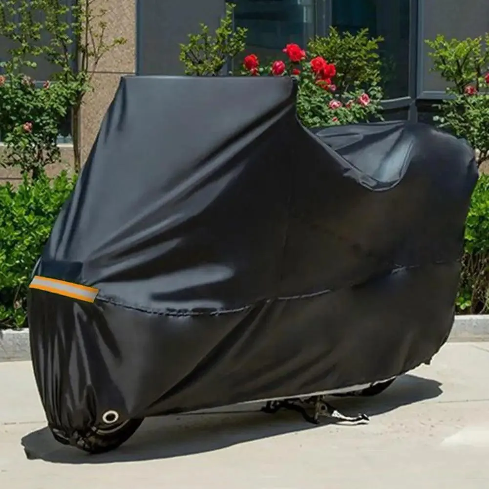 Bike Dust Cover Reflective Strips Bicycle Cover Rain Cover Outdoor Motorcycle Protective Cover Waterproof Anti-UV Bicycle Covers