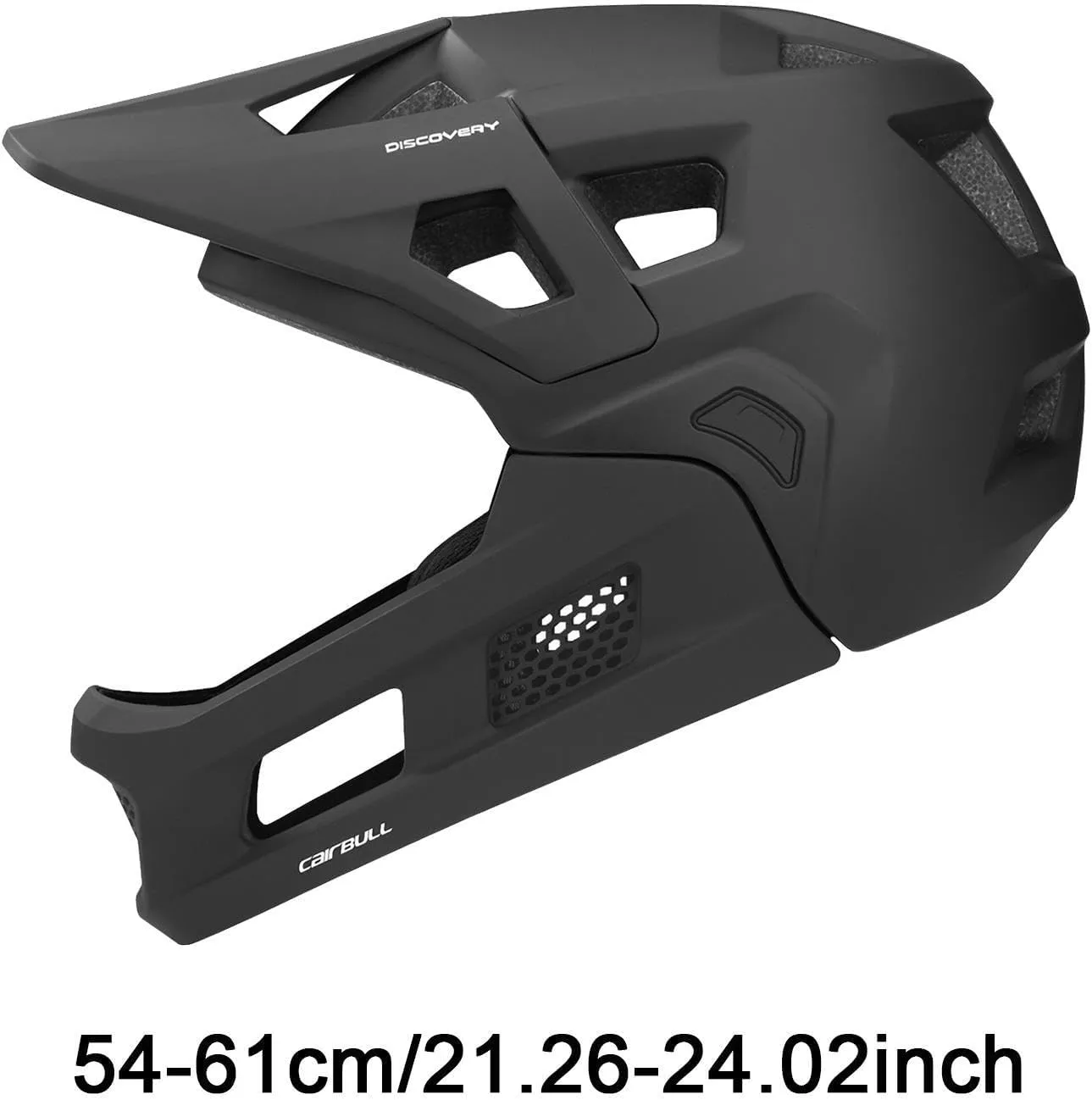 Bike Helmet Full Face, Breathable Ventilation with Detachable Chin Pad, Comfortable for Adults Bicycle Helmet, Cycling Helmet