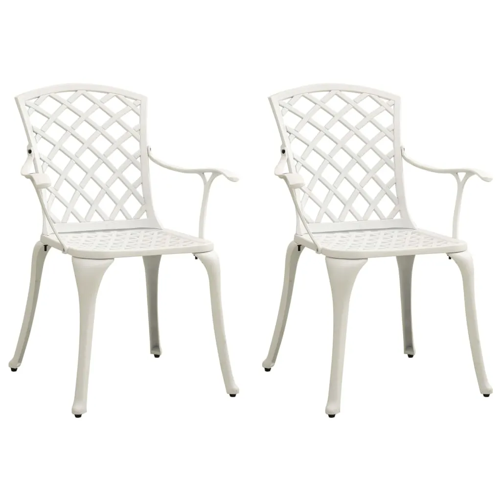 Bistro Set Cast Aluminum Balcony Furniture Multi Colors 3/5 Piece