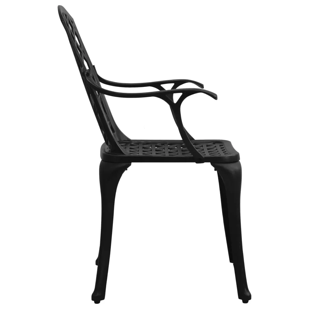 Bistro Set Cast Aluminum Balcony Furniture Multi Colors 3/5 Piece