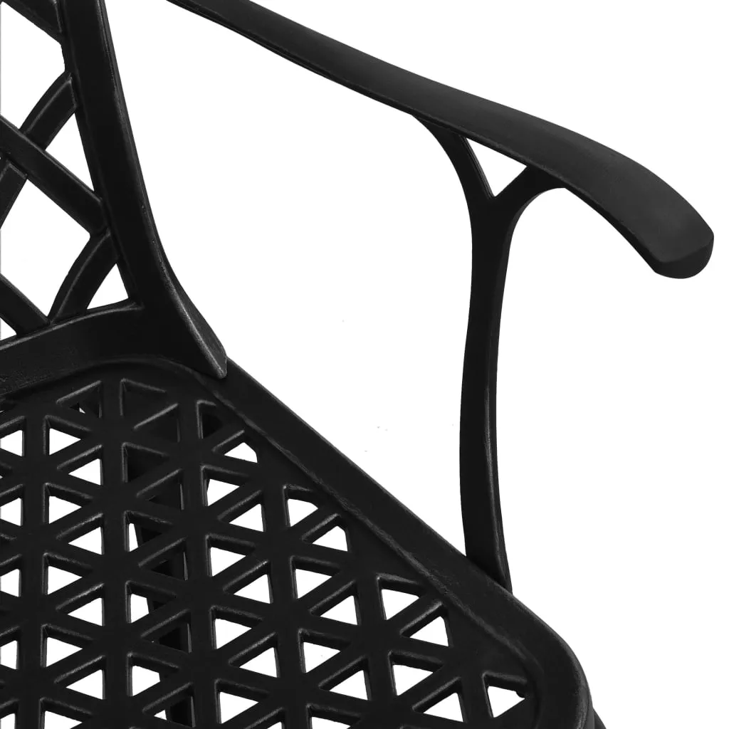 Bistro Set Cast Aluminum Balcony Furniture Multi Colors 3/5 Piece