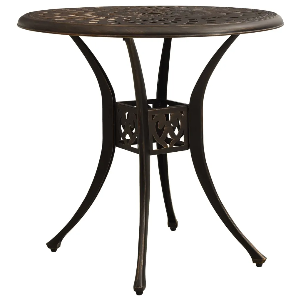 Bistro Set Cast Aluminum Balcony Furniture Multi Colors 3/5 Piece