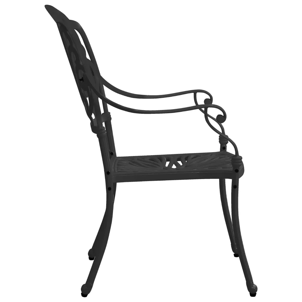 Bistro Set Cast Aluminum Balcony Furniture Multi Colors 3/5 Piece