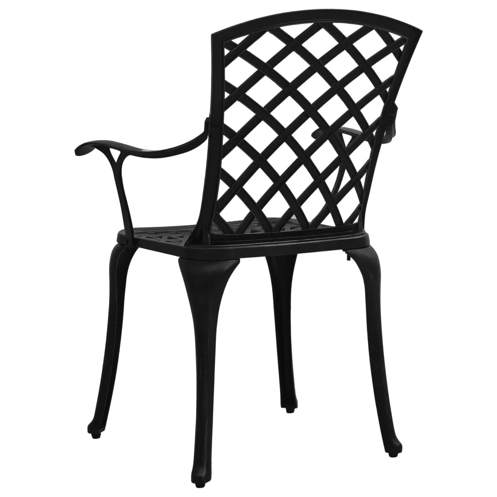 Bistro Set Cast Aluminum Balcony Furniture Multi Colors 3/5 Piece