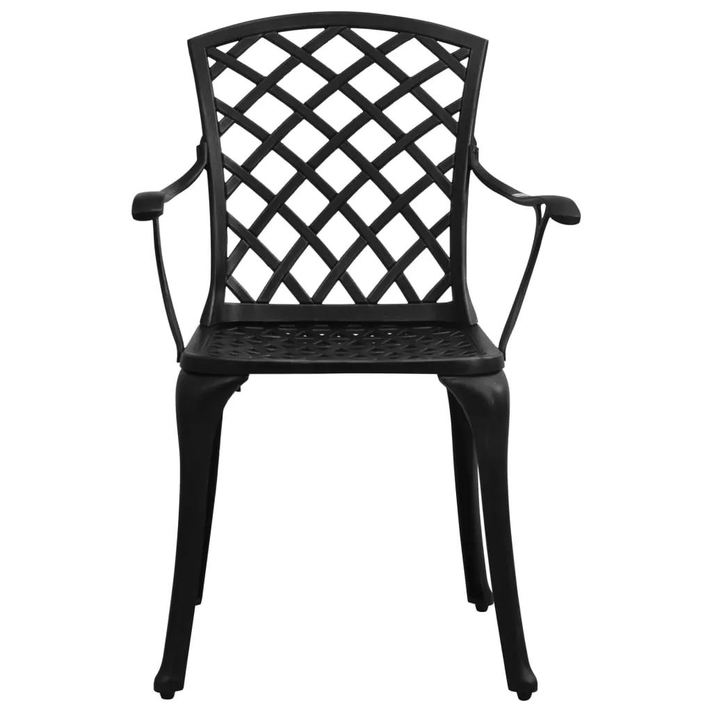 Bistro Set Cast Aluminum Balcony Furniture Multi Colors 3/5 Piece