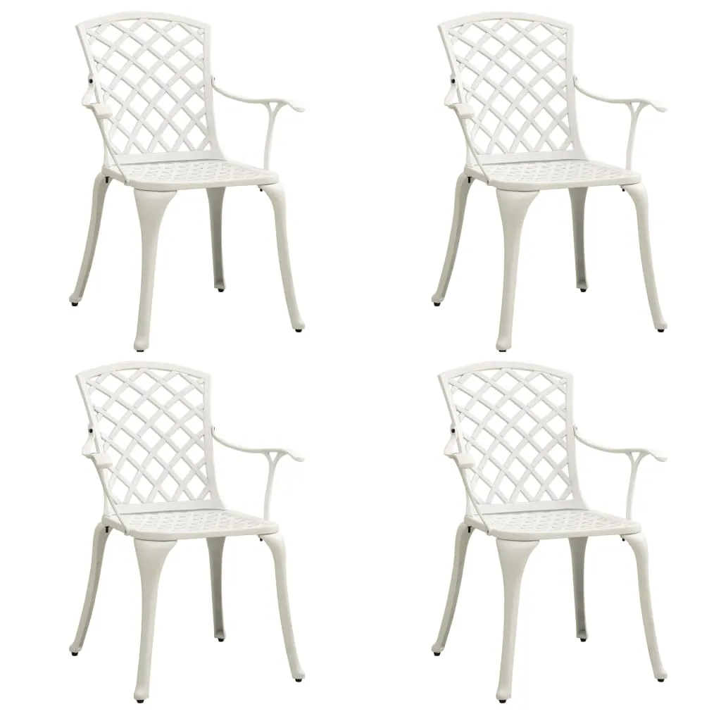 Bistro Set Cast Aluminum Balcony Furniture Multi Colors 3/5 Piece