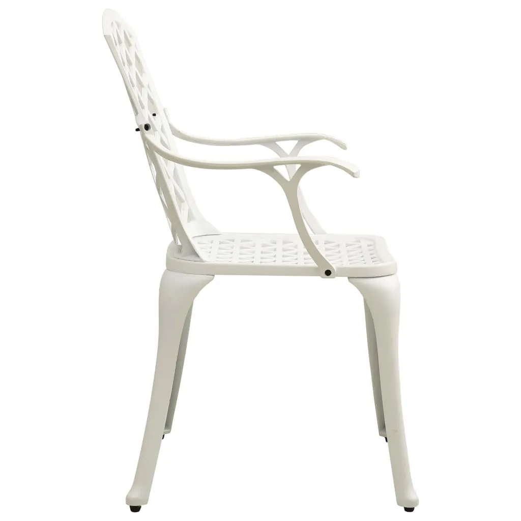 Bistro Set Cast Aluminum Balcony Furniture Multi Colors 3/5 Piece