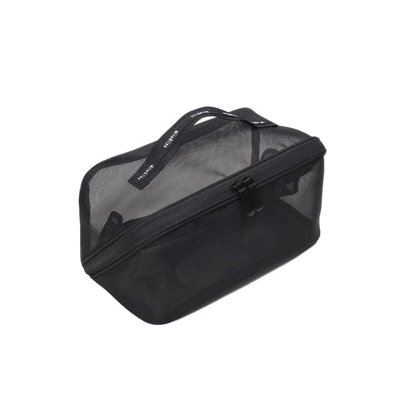 Black Letter Portable Make Up Bags DP25C632