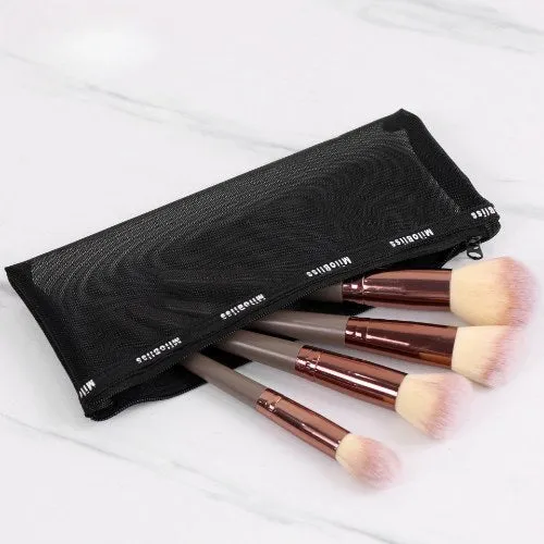 Black Letter Portable Make Up Bags DP25C632