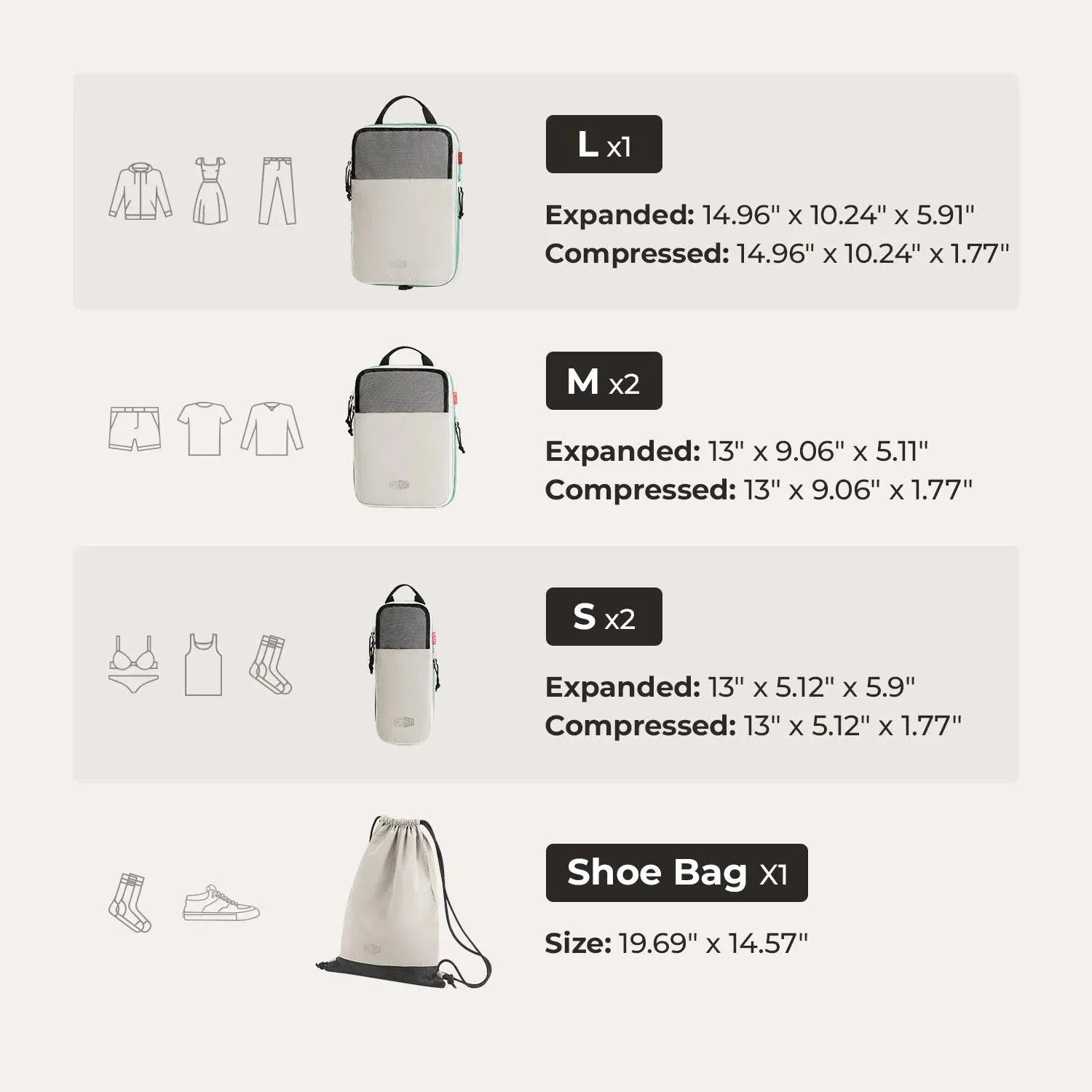 Blast Packing Cubes
