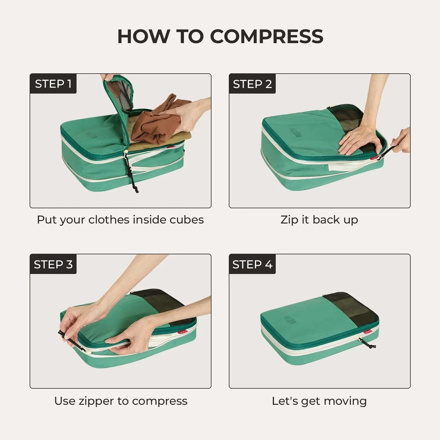 Blast Packing Cubes