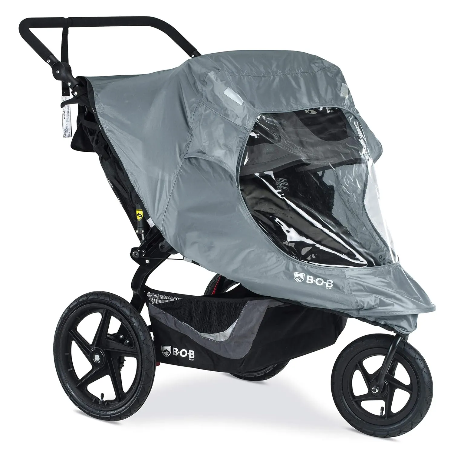BOB Gear Duallie Swivel Wheel Stroller Weather Shield | Water and Wind Resistant   Ventilated   Easy Install