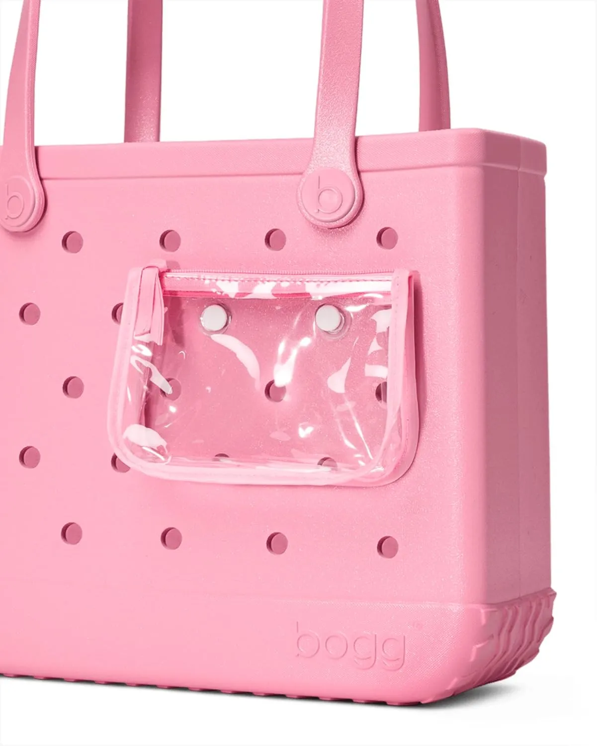 BOGG BAG - Medium Tote Bag - Burgundy Baller, White Buttons