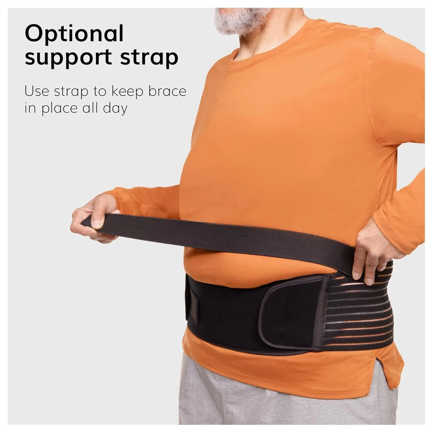 BraceAbility Obesity Belt Stomach Holder - Plus Size Men and Women's Big Belly Support Band Girdle for Hanging Stomach, Pendulous Abdominal Support, Lower Tummy Fat Lifter Pannus Sling (XL)