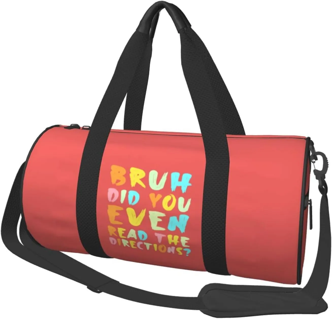 Bruh Did You Even Read The Directions Duffel Bag Gym Bag Travel Sports Tote Large Foldable Beach Swim Yoga47