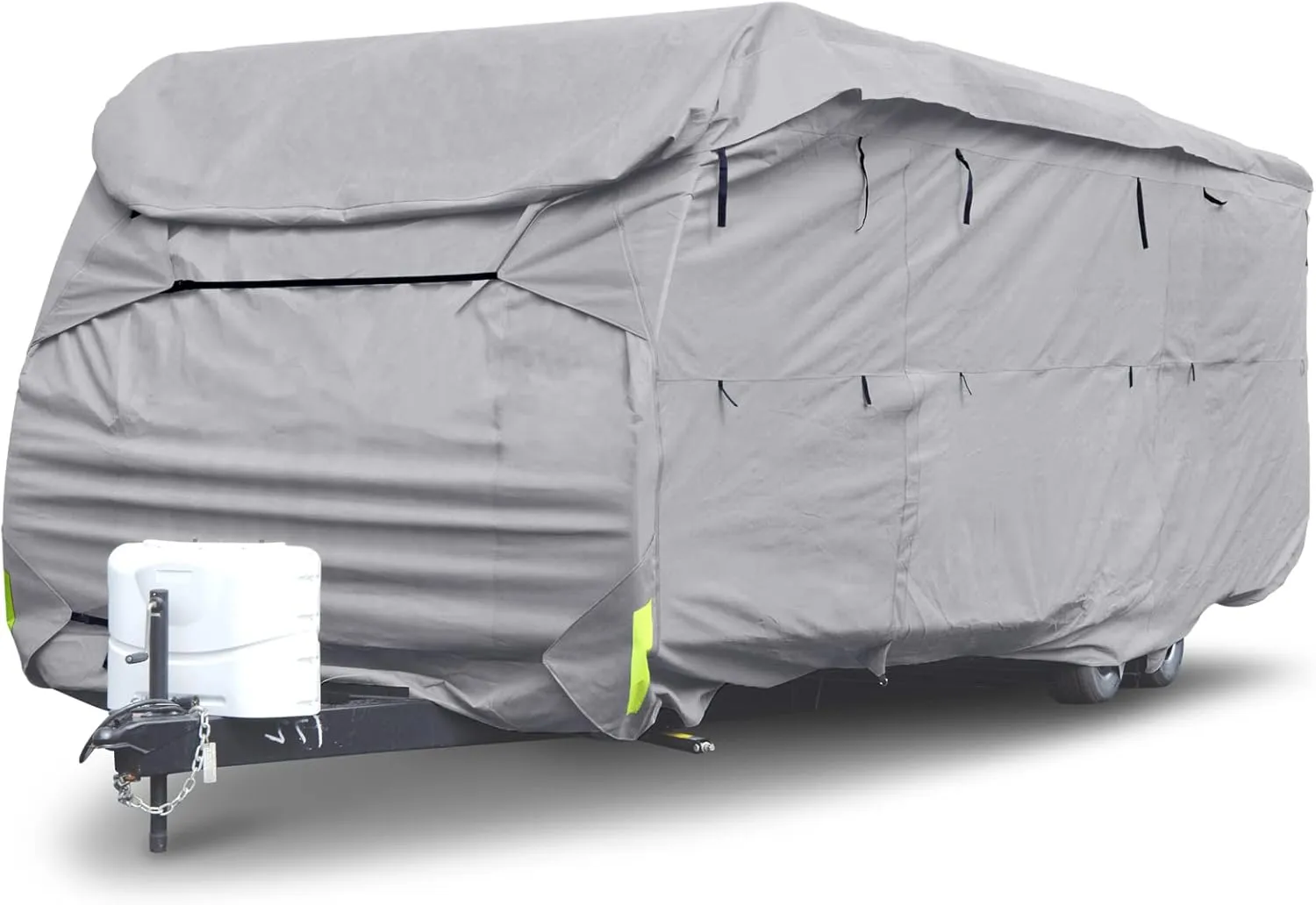 Budge Premier Ripstop Toy Hauler RV Cover Fits Toy Hauler RVs up to 25' Long (Gray, Polyester), 300" L x 105" W x 116" H (RVRS-51)