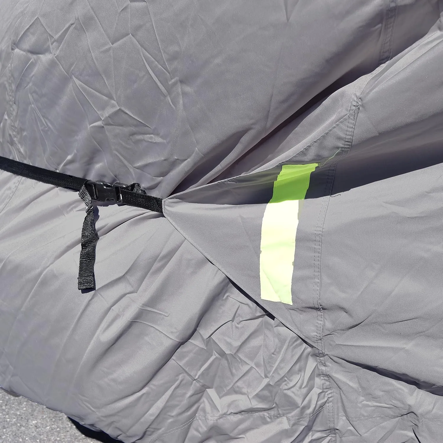 Budge Premier Ripstop Toy Hauler RV Cover Fits Toy Hauler RVs up to 25' Long (Gray, Polyester), 300" L x 105" W x 116" H (RVRS-51)