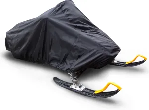 Budge SM-4 Sportsman Snowmobile Cover, Waterproof, Black, XLarge: Fits snowmobiles 145" L x 51" W x 48" H