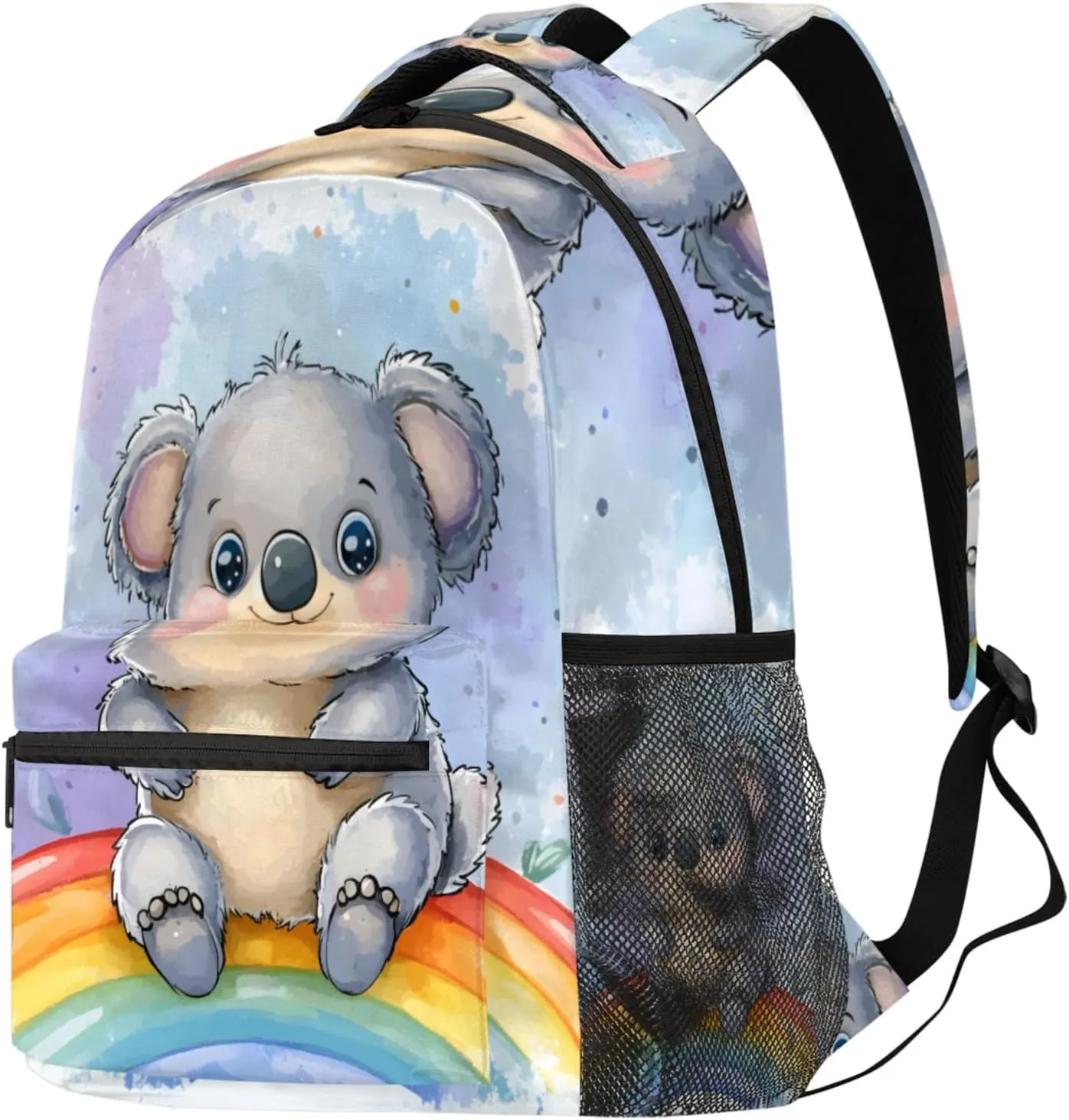 Budxapjw Animal Koala Travel Laptop Backpack for Women Men Cute Koala Waterproof Bag with Adjustable Padded Shoulder Straps for Business Work Travel Hiking Camping