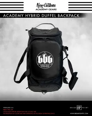 Buffalo Black Brotherhood Academy Hybrid Duffel Backpack #242