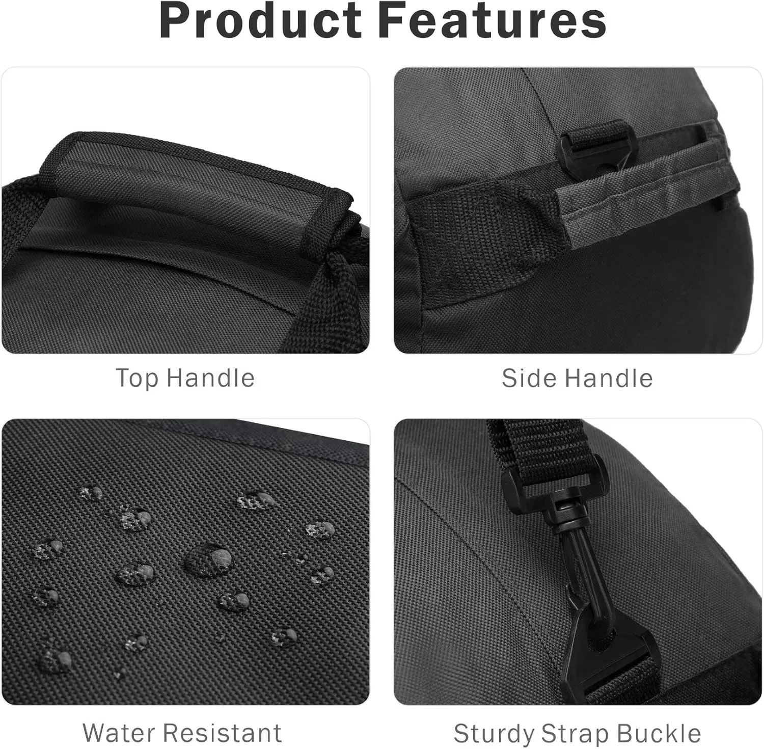 BuyAgain Duffle Bag, 18" Travel Carry On Sport Duffel Gym Bag with Top Handle For men Or Women